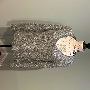 WHBM gray v-neck sweater. Lightly worn, almost like new!
